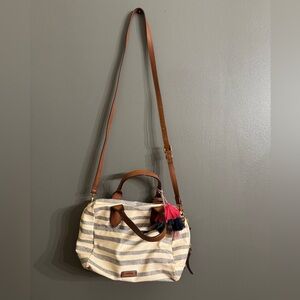 Fossil Stripped Crossbody